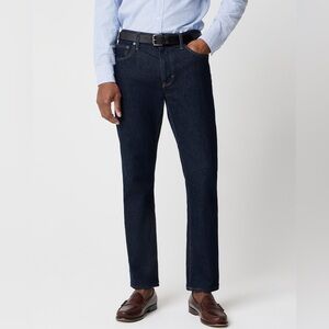 J.Crew Flex Straight Leg Jeans Dark Wash 33x32 Stretch Denim